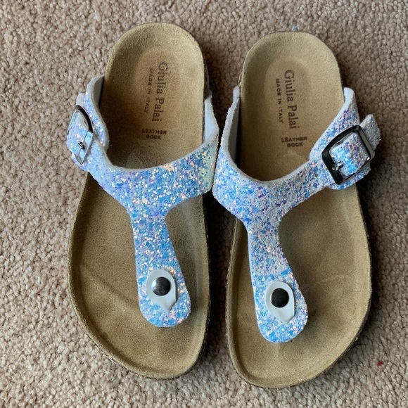 Giulia Palai | Giulia Palai Cork Sparkly Sandals - Picture 2 of 5